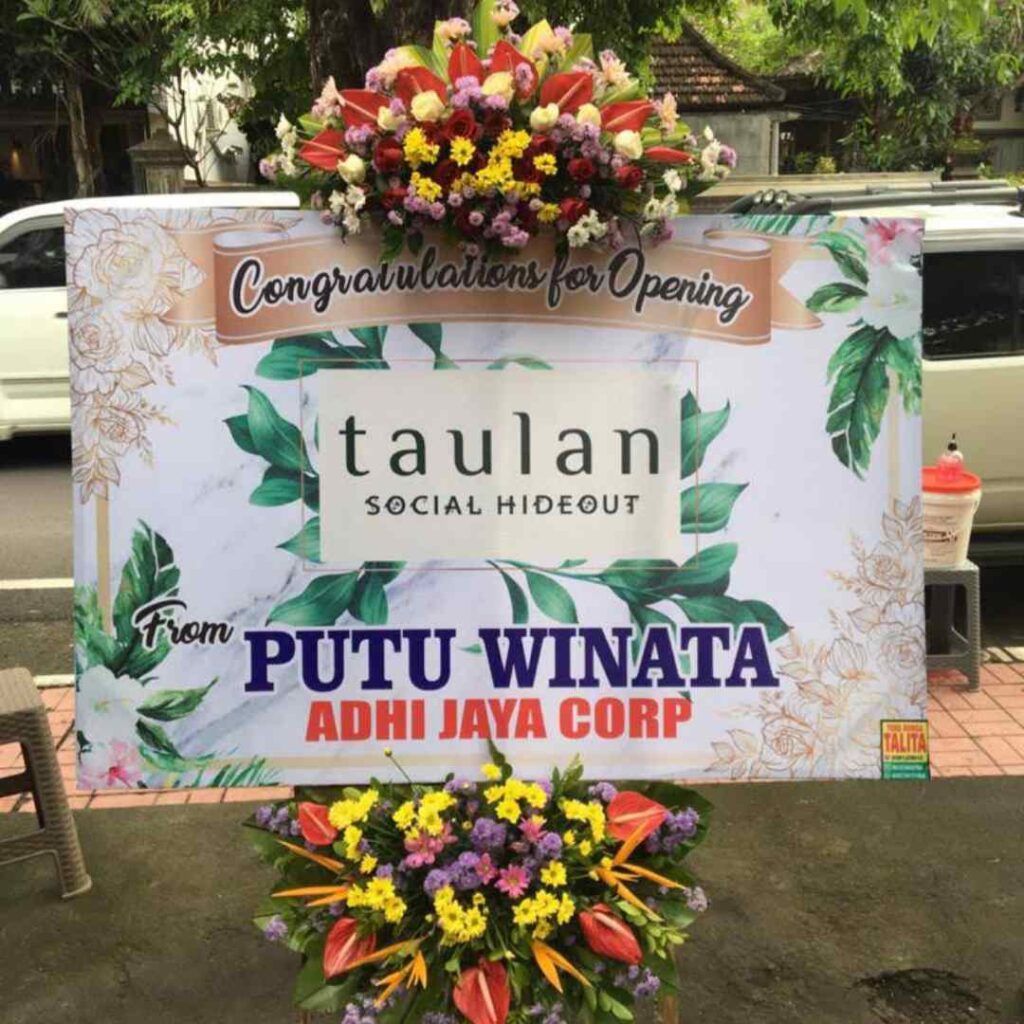 bunga papan bali
