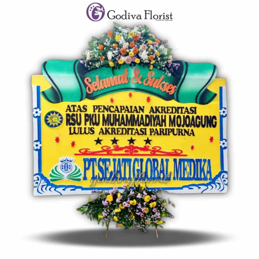 bunga papan wedding semarang