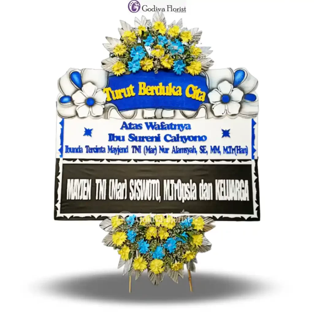 bunga papan wedding semarang